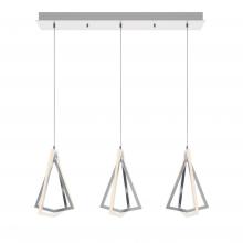  GNAP15L30D1SNLNR3 - Gianna Linear Three Pendant 3000K 120V Satin Nicke