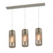  HRP06MBSNBRLNR3 - Hermosa 3 Light LED Linear Pendant