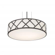  HVNP21MBBK - Haven 21'' Med Base Pendant - BK w/ BK