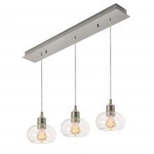  LNYP07MBSNLNR3 - Laney 3 Light Linear Pendant MB 120V,SN