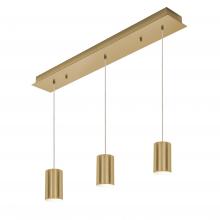  TYKP04MBSBLNR3 - Tyke 3 Light Linear Pendant MB 120V,SB