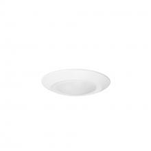  NLOPAC-R4REGT2427W - 4" Regressed AC Opal LED Surface Mount, 700lm / 11W, 2700K, White finish