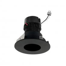  NPRLV-4RPHCDXBB - 4" Pearl Low Voltage LED Round Pinhole Retrofit, 550lm / 11W, Comfort Dim, Black Pinhole / Black