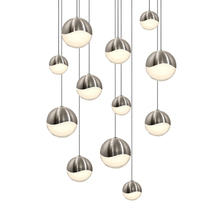  2917.13-AST - 12-Light Round Assorted LED Pendant