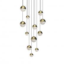  2917.14-AST - 12-Light Round Assorted LED Pendant