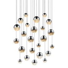  2918.01-AST - 24-Light Round Assorted LED Pendant