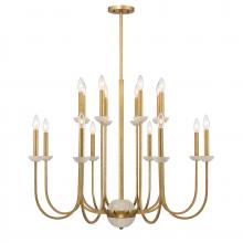  1-2296-16-262 - Oakhurst 16-Light Chandelier in Antique Gold