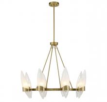  1-5502-8-322 - Nouvel 8-Light Chandelier in Warm Brass