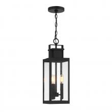  5-827-BK - Ascott 3-Light Outdoor Hanging Lantern in Matte Black