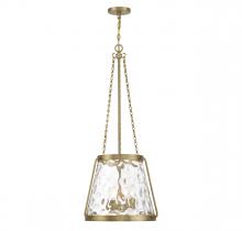  7-1804-4-322 - Crawford 4-Light Pendant in Warm Brass