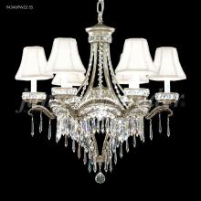  94346PW11 - Dynasty Cast Brass 6 Light Chandelier