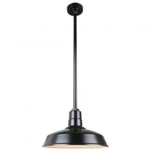  H-QSN15116-SA-91/QSN36ST3-91/QSNHSC-91 - 16" Ceiling Stem Light