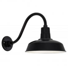  H-15116/B-1-91 - 16" Gooseneck Barn Light Warehouse Shade, B-1 Arm