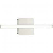  P300403-009-CS - Phase 4 Collection 16 in. Brushed Nickel Small Modern Integrated 3CCT Integrated LED Linear Vanity L