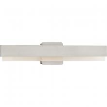  P300406-009-CS - Semblance Collection 24 in. Brushed Nickel Medium Modern 3CCT Integrated LED Linear Vanity Light