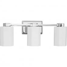  P300478-015 - Estrada Collection Three-Light Polished Chrome Contemporary Bath & Vanity Light