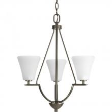  P3821-20W - Bravo Collection Three-Light Foyer Chandelier