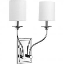  P710019-015 - Bonita Collection Polished Chrome Two-Light Wall Sconce