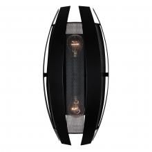  287W02BL - Sawyers Bar 2-Lt Sconce - Black