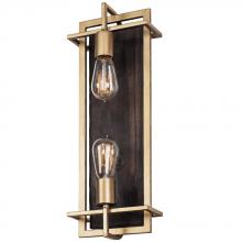  294W02RG - Madeira 2-Lt Sconce - Rustic Gold