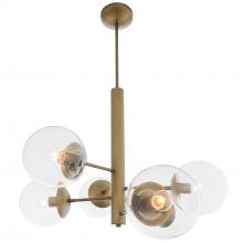  612720 - Mid-Century 6-Lt Chandelier