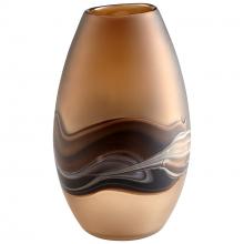  10480 - Nina Vase|Amber Swirl-MD