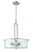  54293-BNK - Collins 3 Light Pendant in Brushed Polished Nickel