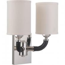  48162-PLN - Huxley 2 Light Wall Sconce in Polished Nickel