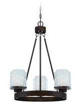  35423-PR - 3 Light Chandelier