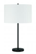  87009FB-T - Jones 1 Light Table Lamp in Flat Black