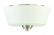  41982-BNK - Grace 2 Light Flushmount in Brushed Polished Nickel