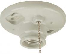  K858-SO - Keyless 1 Light Lamp Holder in Porcelain