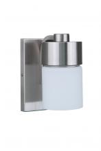  12305BNK1 - District 1 Light Wall Sconce in Brushed Polished Nickel