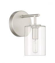  55661-SN - Hailie 1 Light Wall Sconce in Satin Nickel