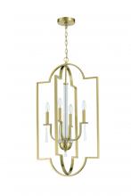  58234-SB - Fortuna 4 Light Foyer in Satin Brass