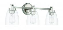  12724PLN3 - Henning 3 Light Vanity in Polished Nickel