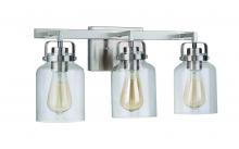  53603-BNK - Foxwood 3 Light Vanity in Brushed Polished Nickel