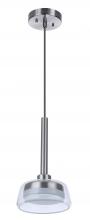  55190-BNK-LED - Centric 7.5" LED Pendant in Brushed Polished Nickel