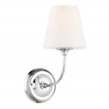  2441-OP-CH - Libby Langdon Sylvan 1 Light Polished Chrome Sconce