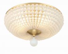  BLA-10665-GA - Bella 4 Light Antique Gold Semi Flush Mount