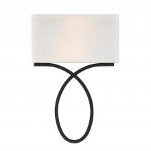  BRK-A3702-BF - Brinkley 2 Light Black Forged Sconce