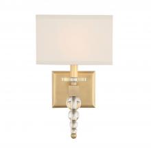  CLO-8892-AG - Clover 1 Light Aged Brass Sconce