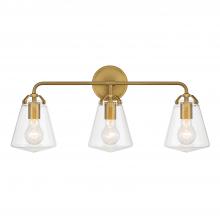  VSS-7013-LG - Voss 3 Light Luxe Gold Bathroom Vanity