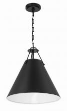  XAV-B8305-MK - Xavier 3 Light Matte Black Pendant