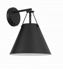  XAV-B8311-MK - Xavier 1 Light Matte Black Sconce