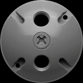  C103 - OUTDOOR ACCESSORY WEATHERPROOF COVER ROUND 3 HOLES