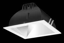  NDLED4SD-WYYHC-M-W - RECESSED DOWNLIGHTS 12 LUMENS NDLED4SD 4 INCH SQUARE UNIVERSAL DIMMING WALL WASHER BEAM SPREAD 270