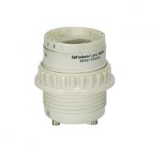  80/1856 - Phenolic Self-Ballasted CFL Lampholder With Uno Ring; 277V, 60Hz, 0.20A; 18W G24q-2 And GX24q-2;