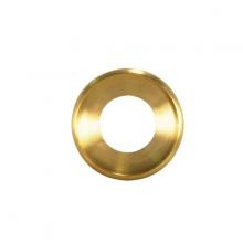  90/1618 - Turned Brass Check Ring; 1/4 IP Slip; Unfinished; 1-3/4" Diameter