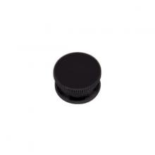  90/1809 - Brass Lock-Up Cap; 1/8 IP; 9/16" Diameter; 1/4" Height; Black Finish